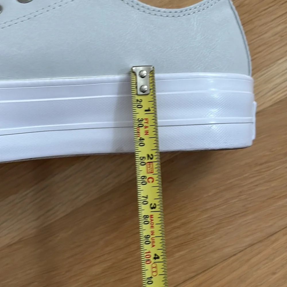 Converse Leather Platform Sneakers - Picture 9 of 9